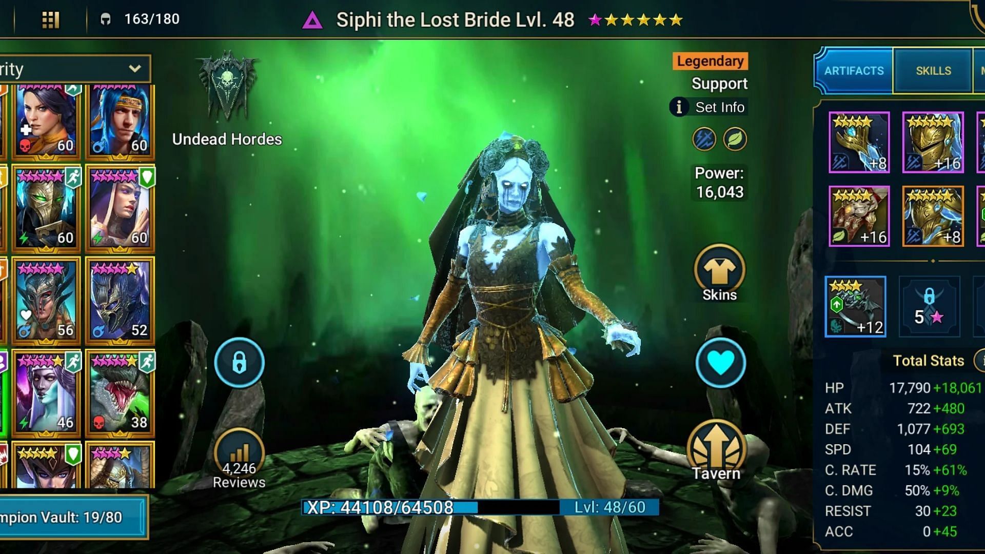 Siphi the Lost Bride in Raid Shadow Legends. (Image via Plarium)