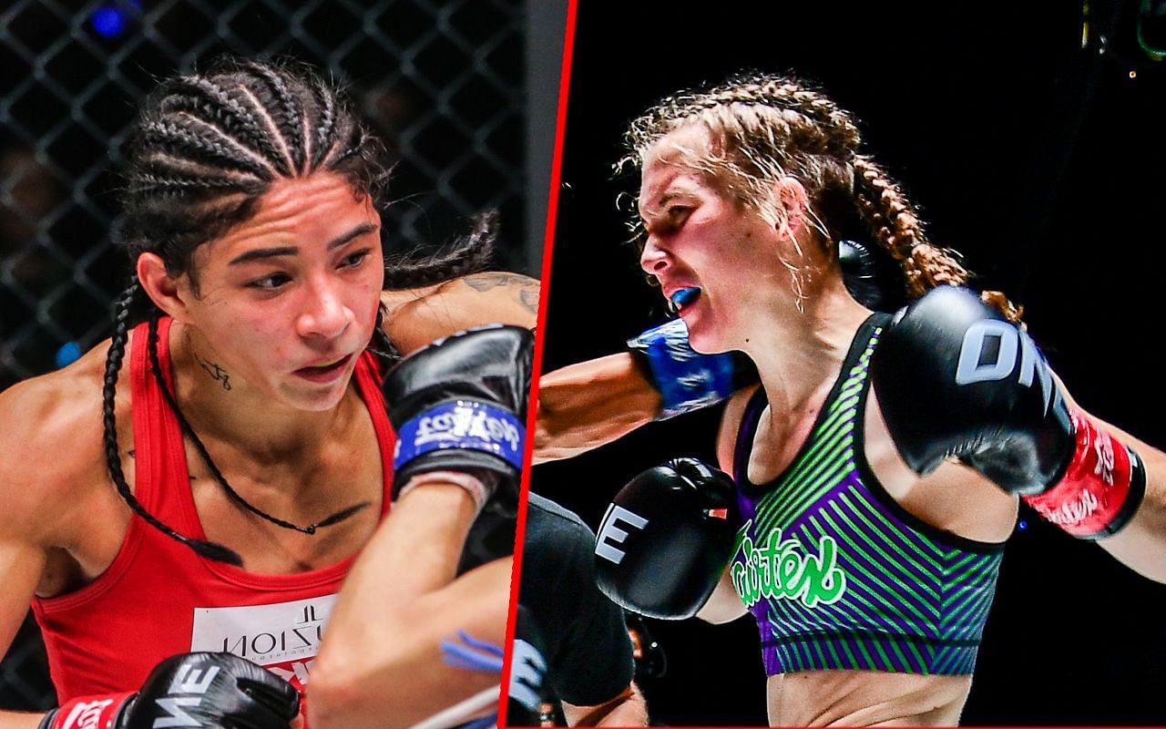 Allycia Hellen Rodrigues (Left) faces Smilla Sundell (Right) at ONE Fight Night 14