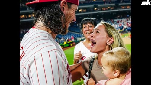 Michael Lorenzen and his wife, Cassi Lorenzen