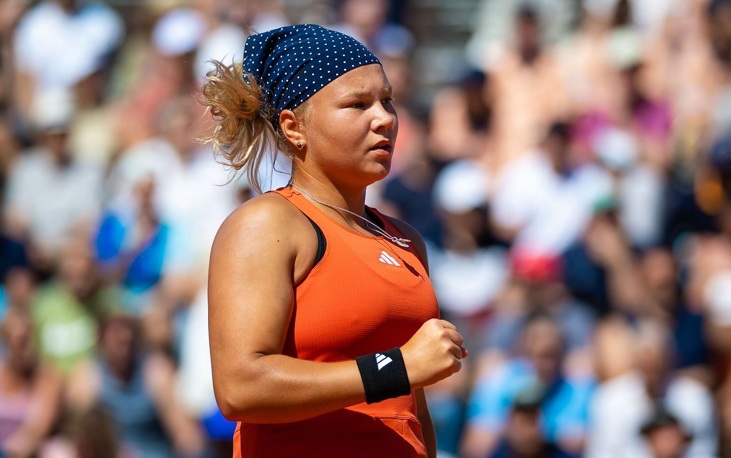 Diana Shnaider at this year&#039;s Roland Garros