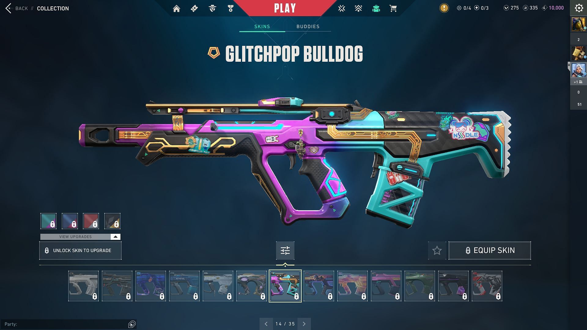 Glitchpop Bulldog (Image via Sportskeeda and Riot Games)