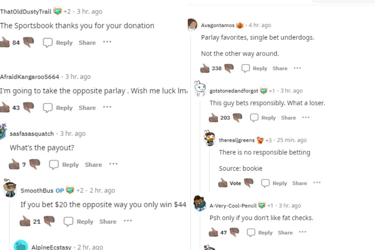 "The Sportsbook thanks you for your donation" User brutally mocked by