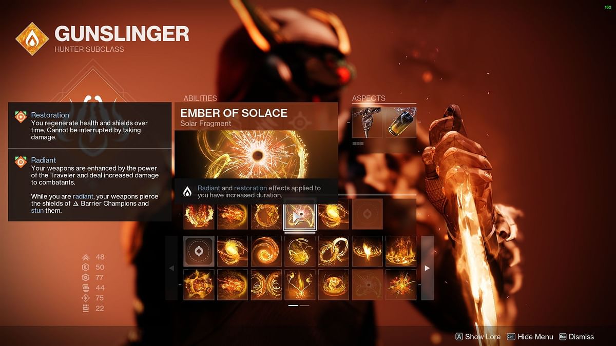 5 best Destiny 2 Solar Fragments for Hunters