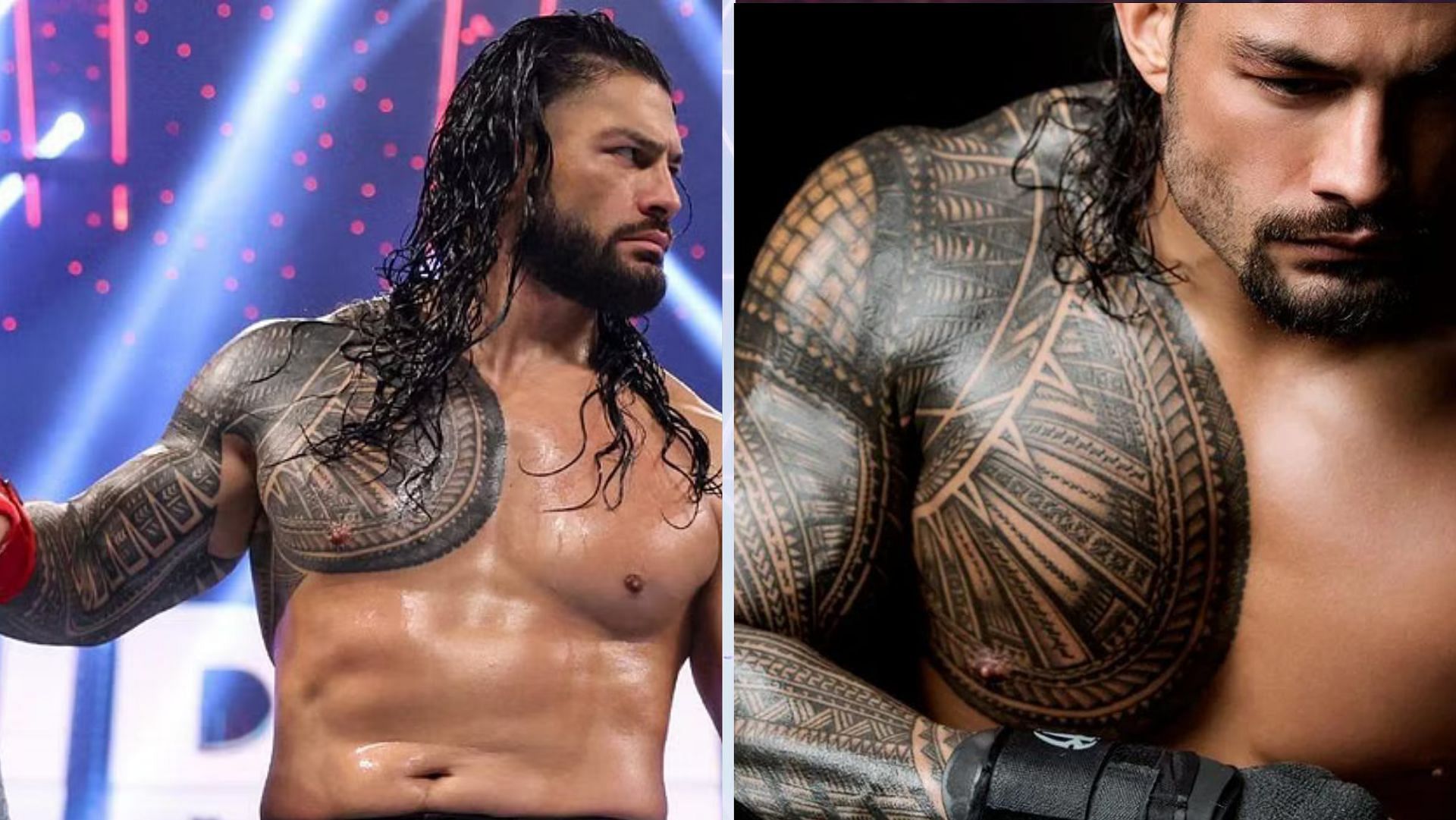 Wallpaper look tattoo tattoo muscle muscle wrestler tattoo WWE  athlete Roman Reigns Roman Raines images for desktop section мужчины   download