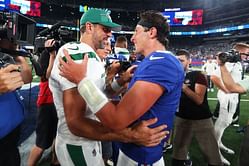 Aaron Rodgers reflects back on special Jets debut vs. Giants in preseason: “Had some butterflies for sure”
