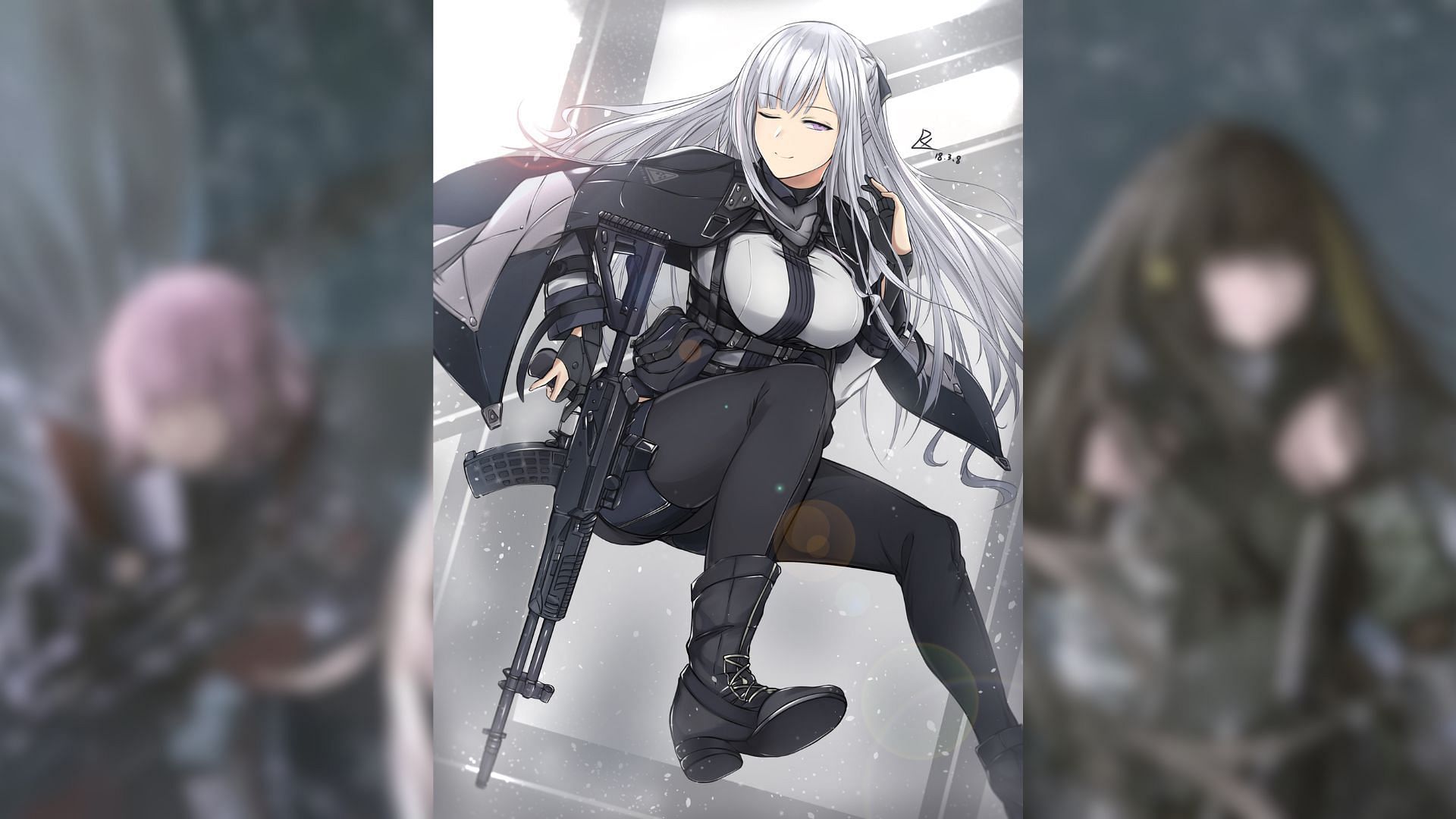 AK-12 with Assault Rifle in Girls&#039; Frontline. (Image via MICA team)