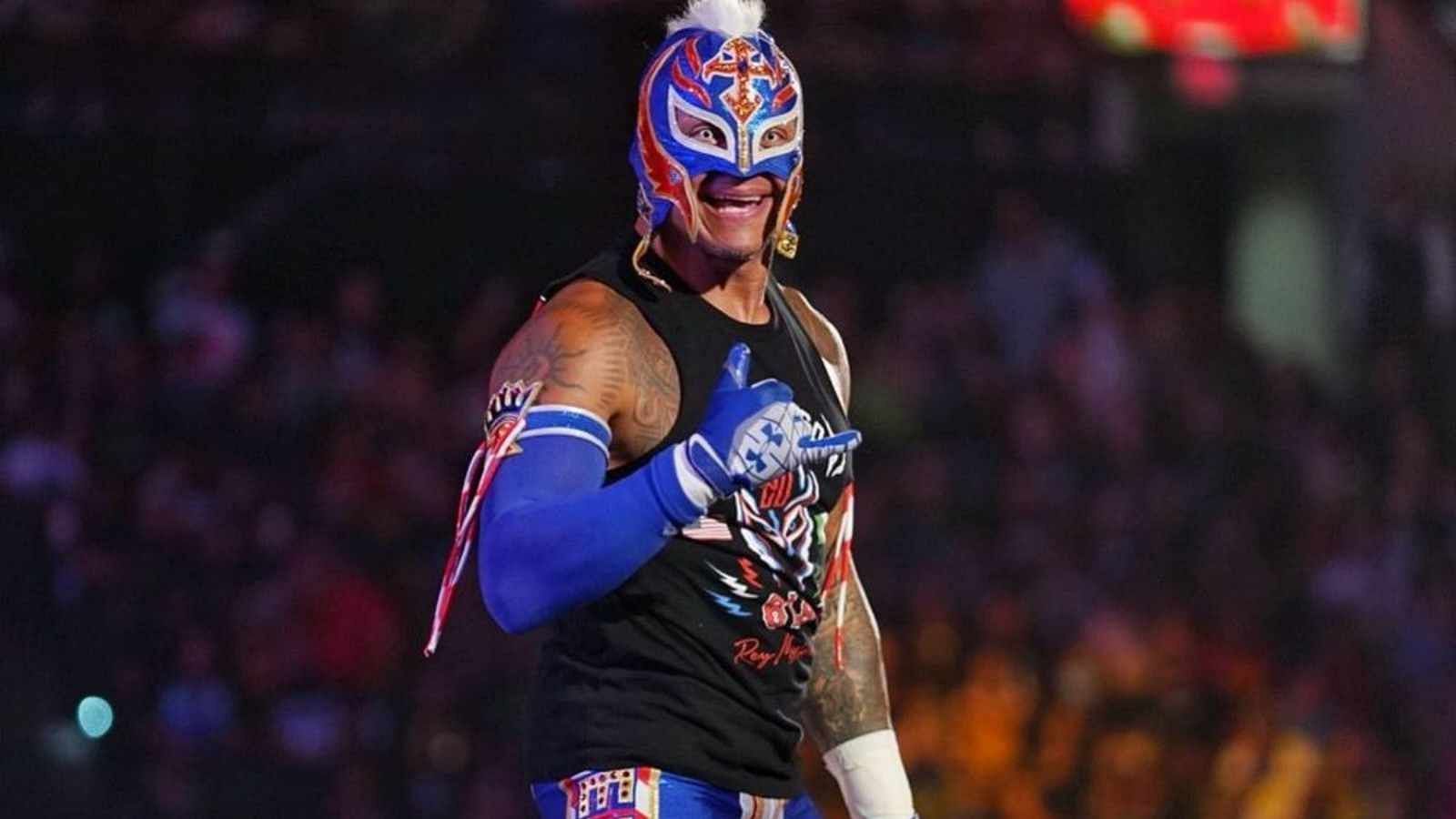 Rey Mysterio joined the WWE Hall of Fame this year.