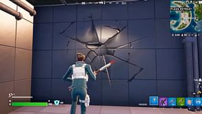 How to destroy weakened walls or security gates in Fortnite Chapter 4 Season 4