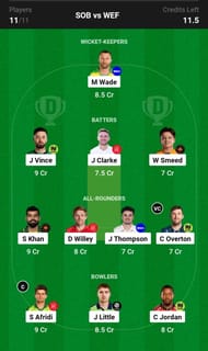 Best Fantasy XI for Match 5 - SOU vs WEL | The Hundred Men's 2023