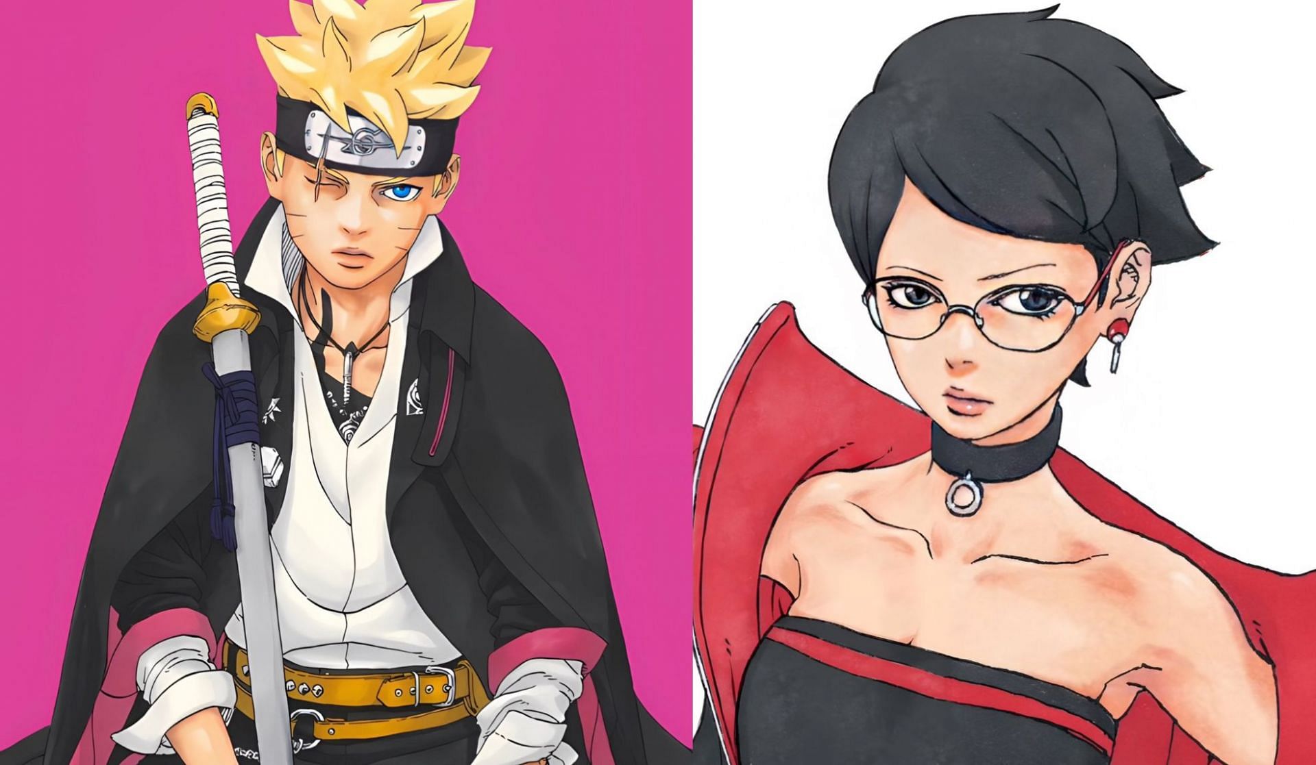 boruto timeskip official design sarada｜TikTok Search