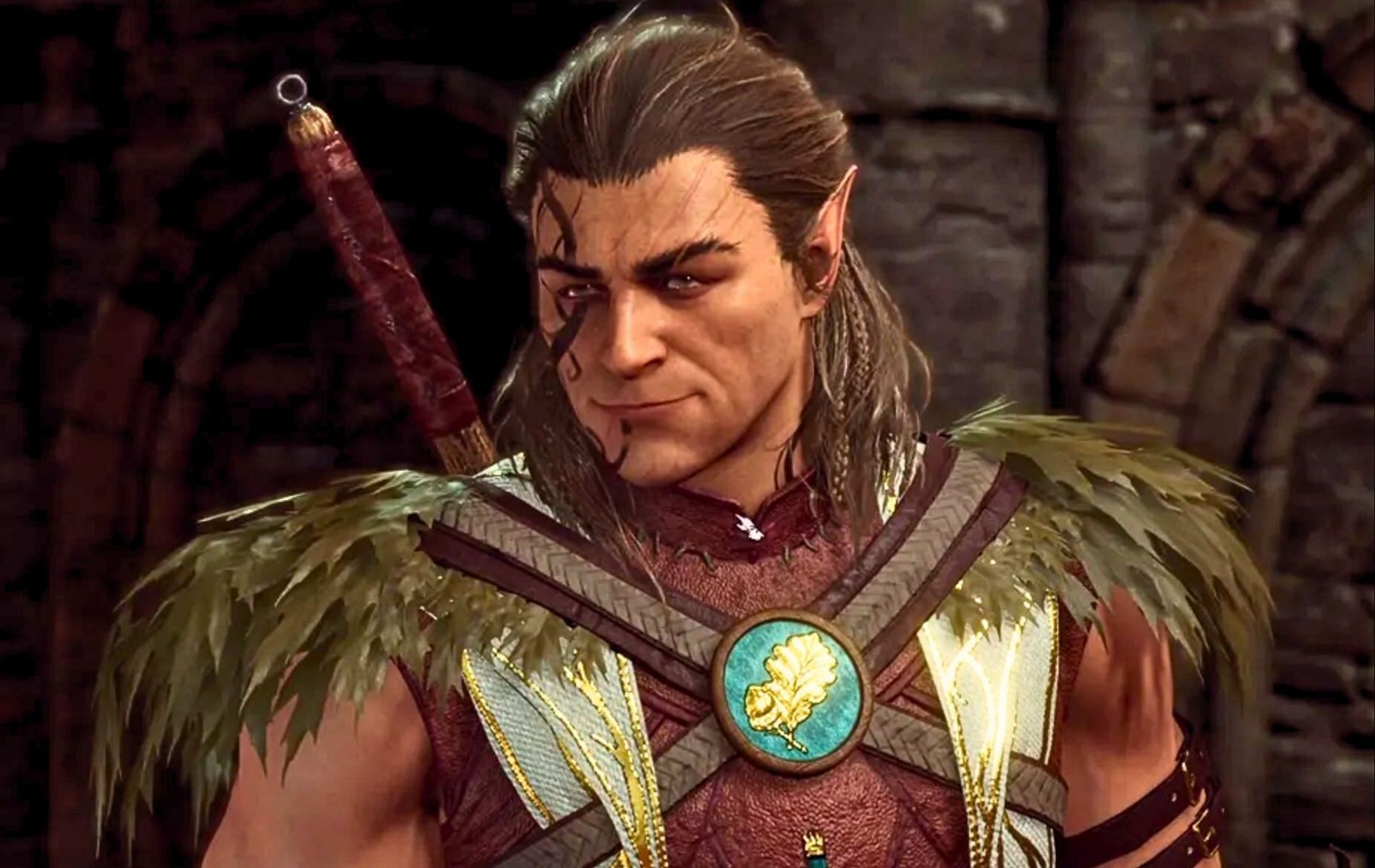 Dave Jones voices Halsin (Image via Baldur&#039;s Gate3)