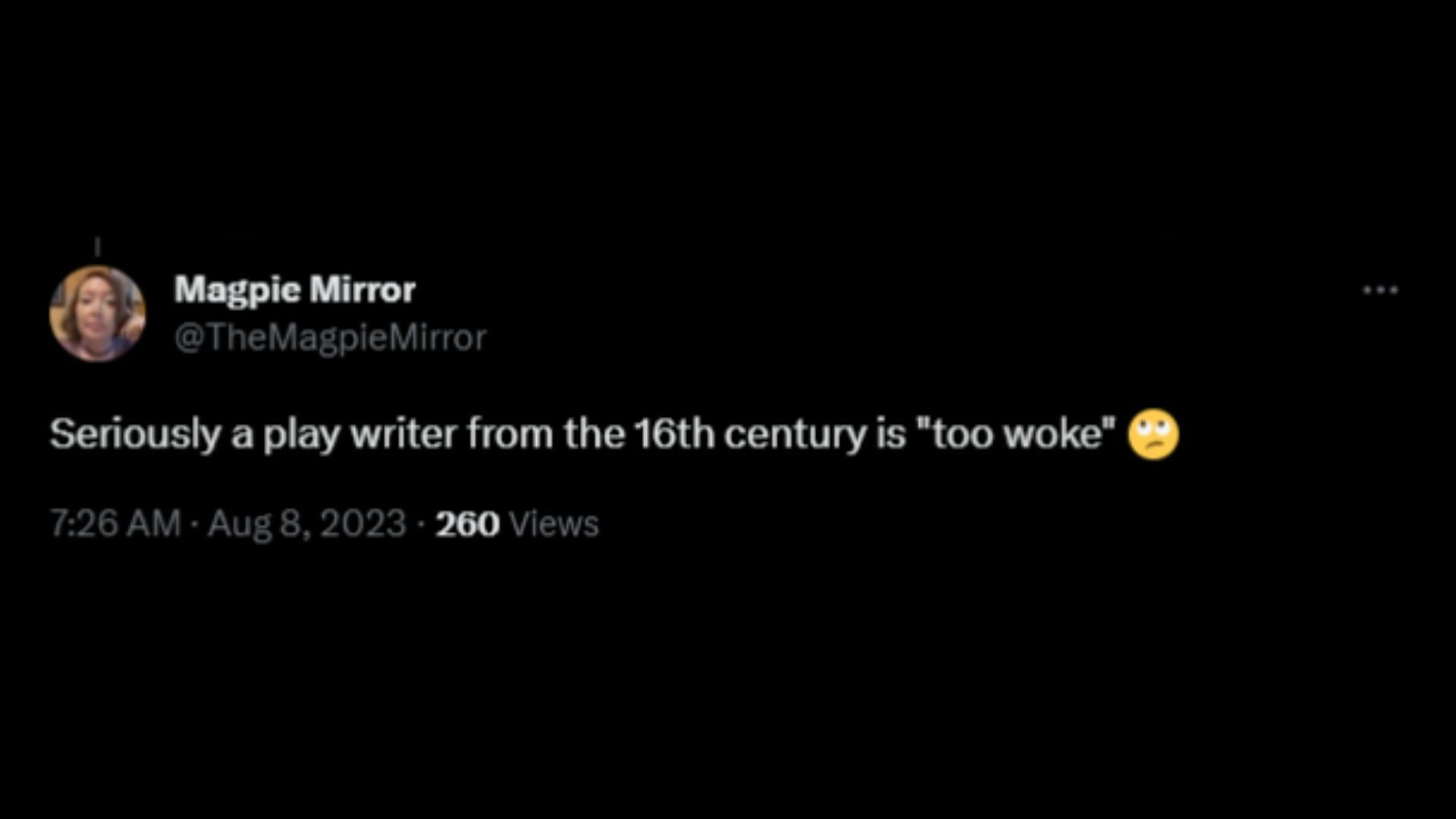 Screenshot of a Twitter user remarking on Ron DeSantis&#039; rule affecting the English school curriculum in Florida. (Photo via @JeffreyASachs/Twitter)