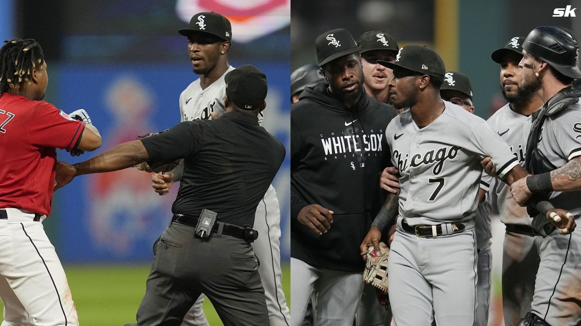 Chicago White Sox fan punched during fan brawl at MLB playoff game