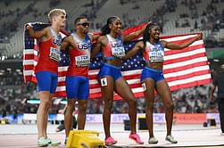 “It's been nothing short of thrilling, exciting, and amazing!” Magic Johnson on USA athletes competing at 2023 World Athletics Championships