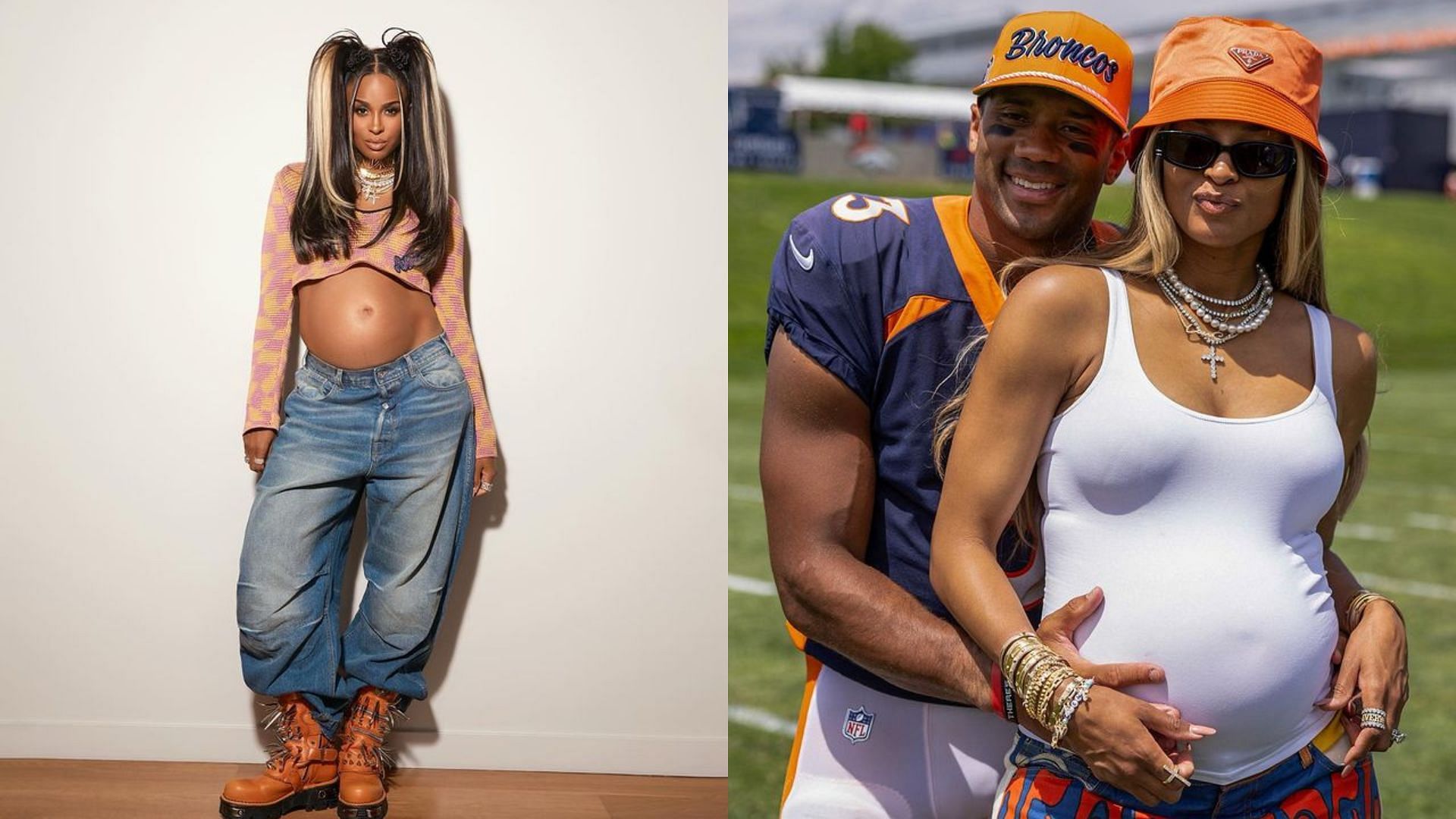 Russell Wilson hypes up Ciara