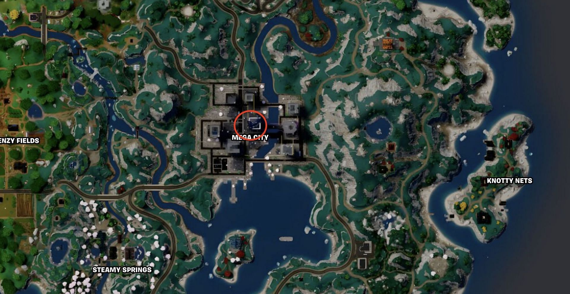 Mega City vault location (Image via FN.gg)