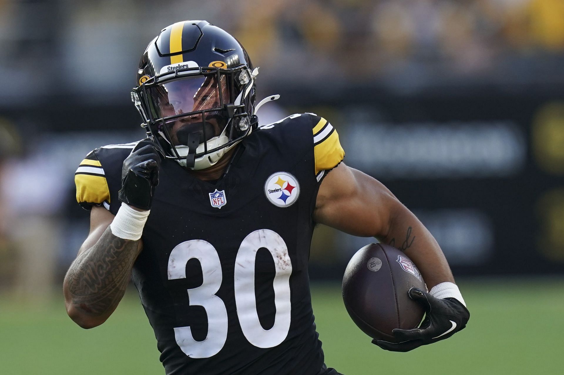 Jaylen Warren's explosive TD run highlights Steelers' RB potential