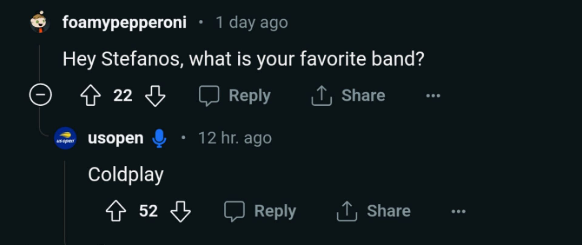 A screen capture from the AMA session on Reddit