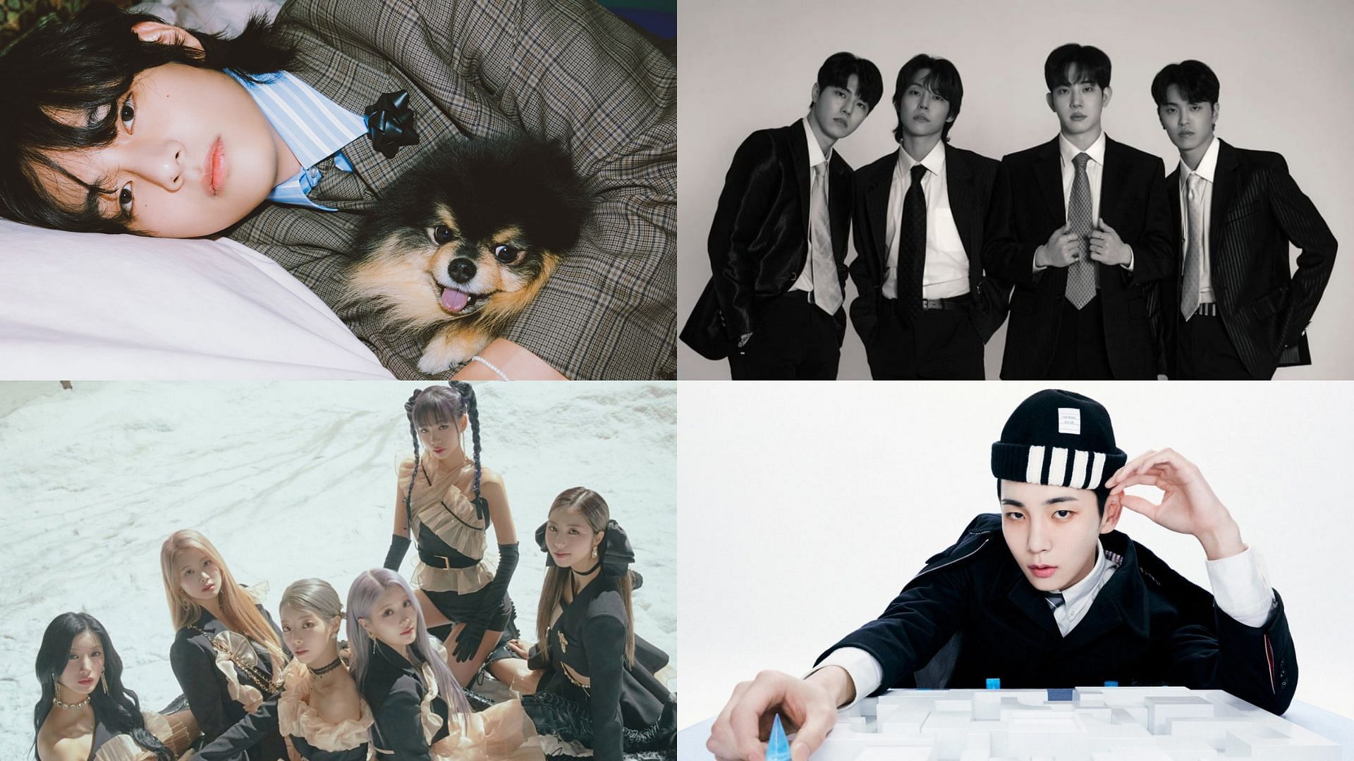 There are many K-pop comebacks in September 2023 that fans are looking forward to. (Images via BIGHIT MUSIC, Windfall, RBW Entertainment, and SM Entertainment)