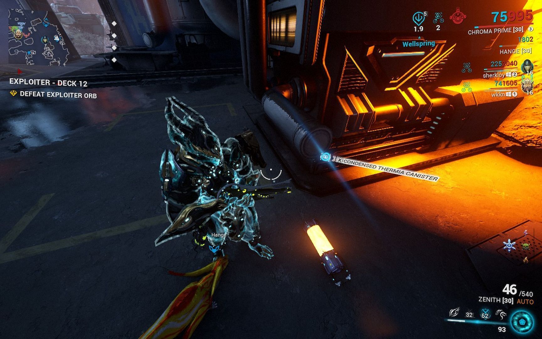 The six Thermia Condensers will churn out Canisters ad inifinitum on a short cooldown (Image via Digital Extremes)