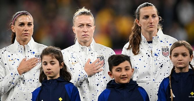 6 USA players spark controversy by staying silent during national anthem ahead of FIFA Women's World Cup R16 clash against Sweden - Reports