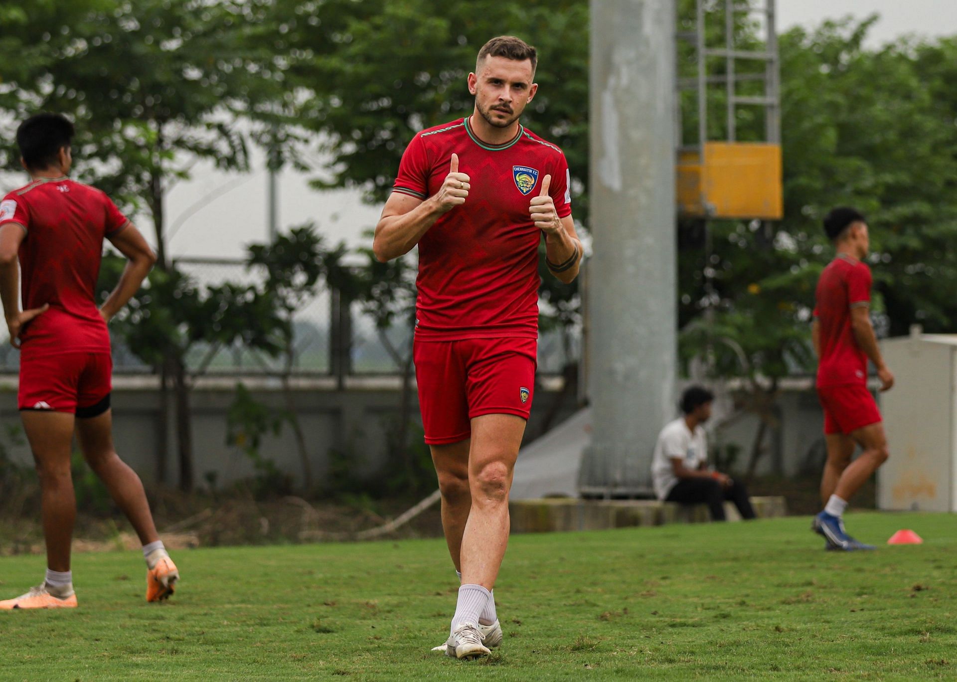 Chennaiyin FC forward Jordan Murray. [Credits: CFC media]