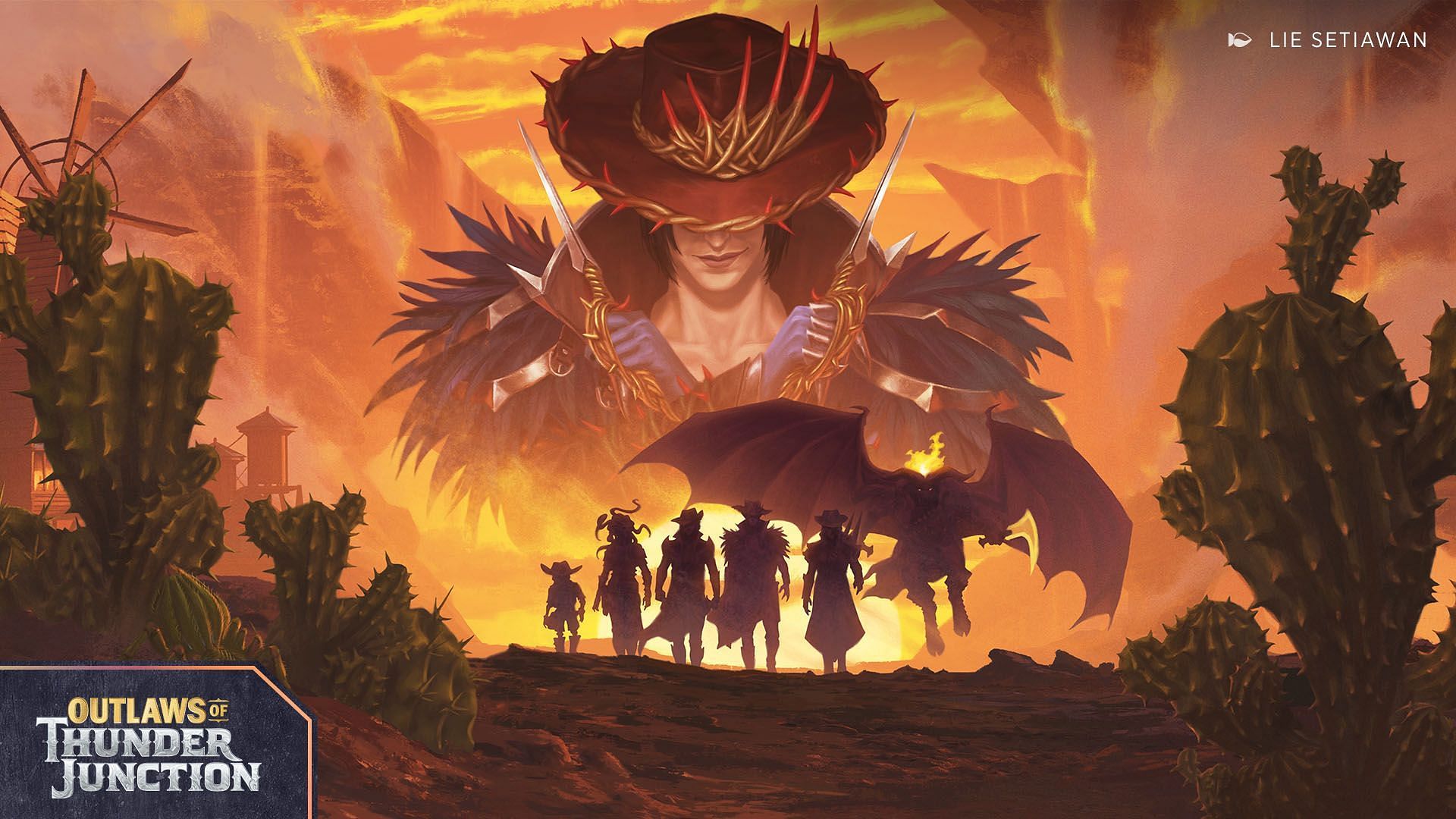 Outlaws of Thunder Junction is the Wild West but with MTG villains (Image via Wizards of the Coast)