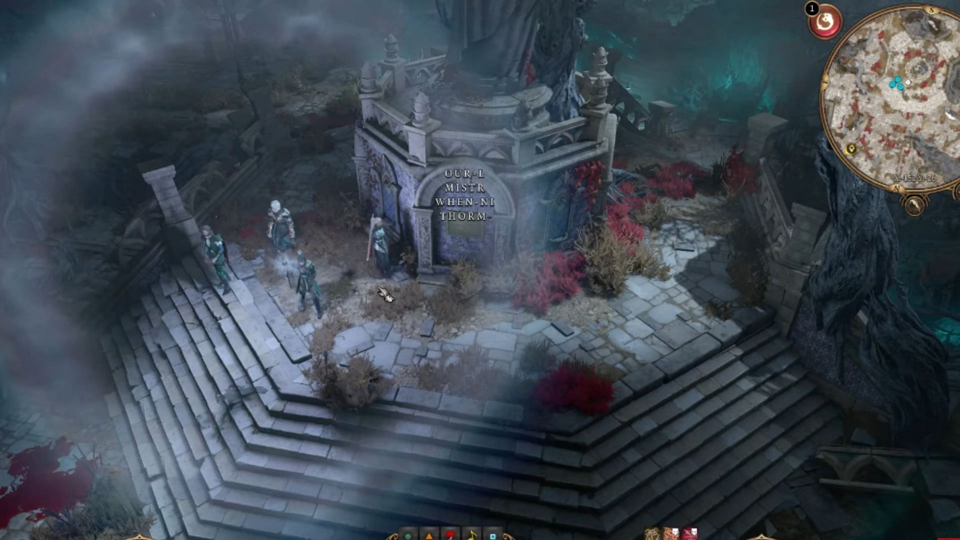 Players must journey to the Shadow Cursed village situated within Reithwin Town (Image via Larian Studios)