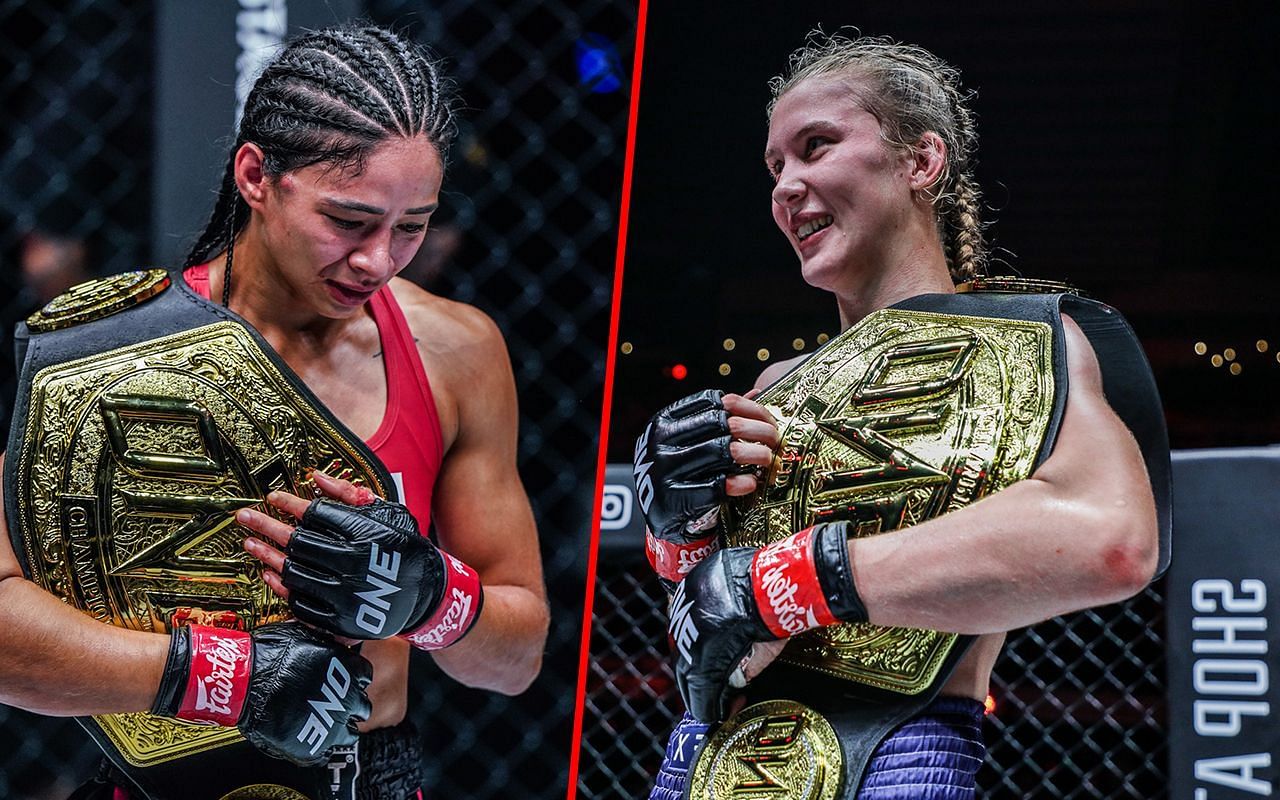 Allycia Hellen Rodrigues and Smilla Sundell - Photo by ONE Championship