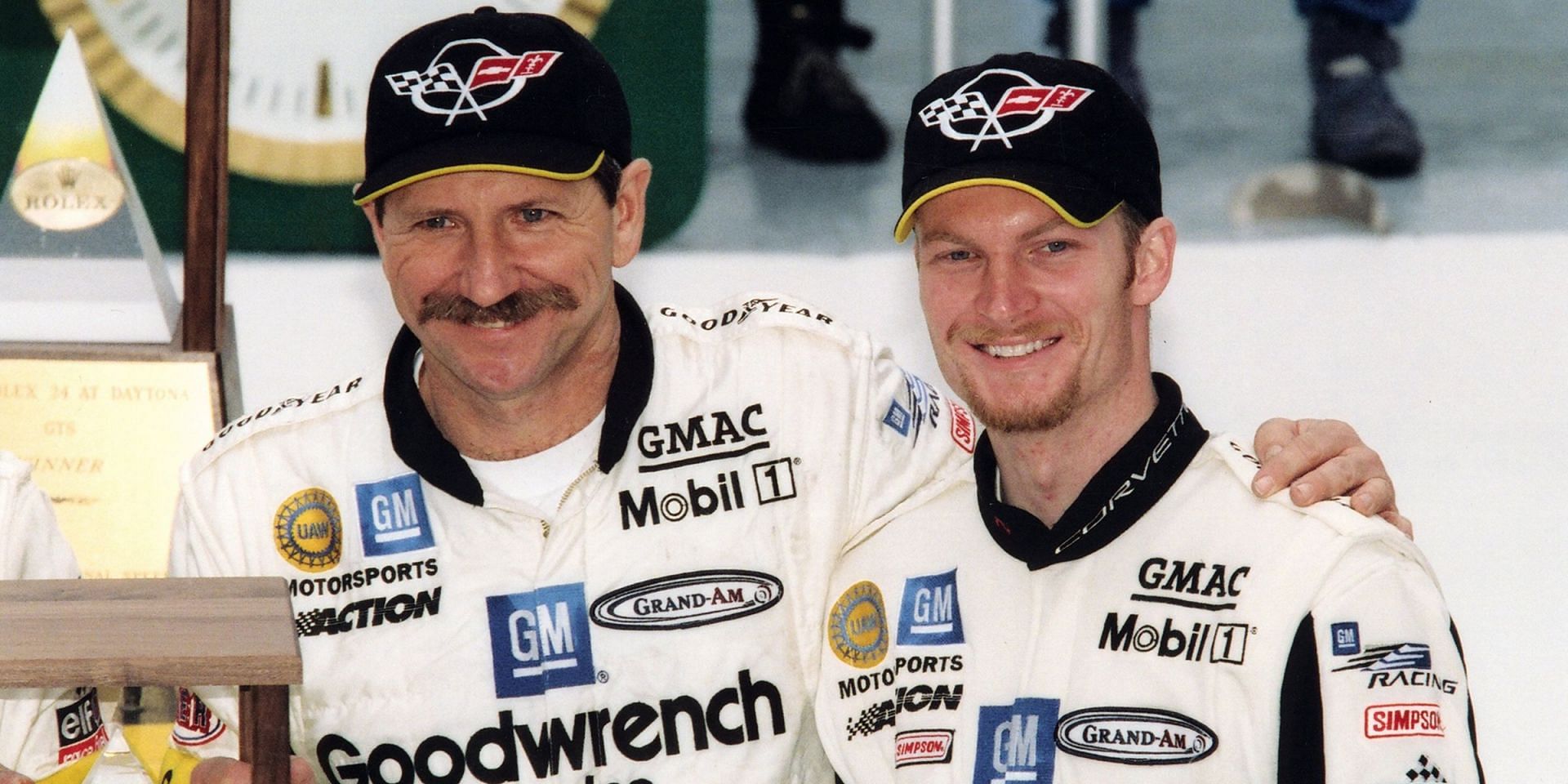 (L-R) NASCAR Cup Series drivers Dale Earnhardt Sr. and his son Dale Earnhardt Jr. Picture Credits: The Today Show/ISC Archives/CQ-Roll Call Group via Getty Images