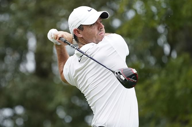 When will Rory McIlroy resume play at the 2023 FedEx St. Jude Championship?