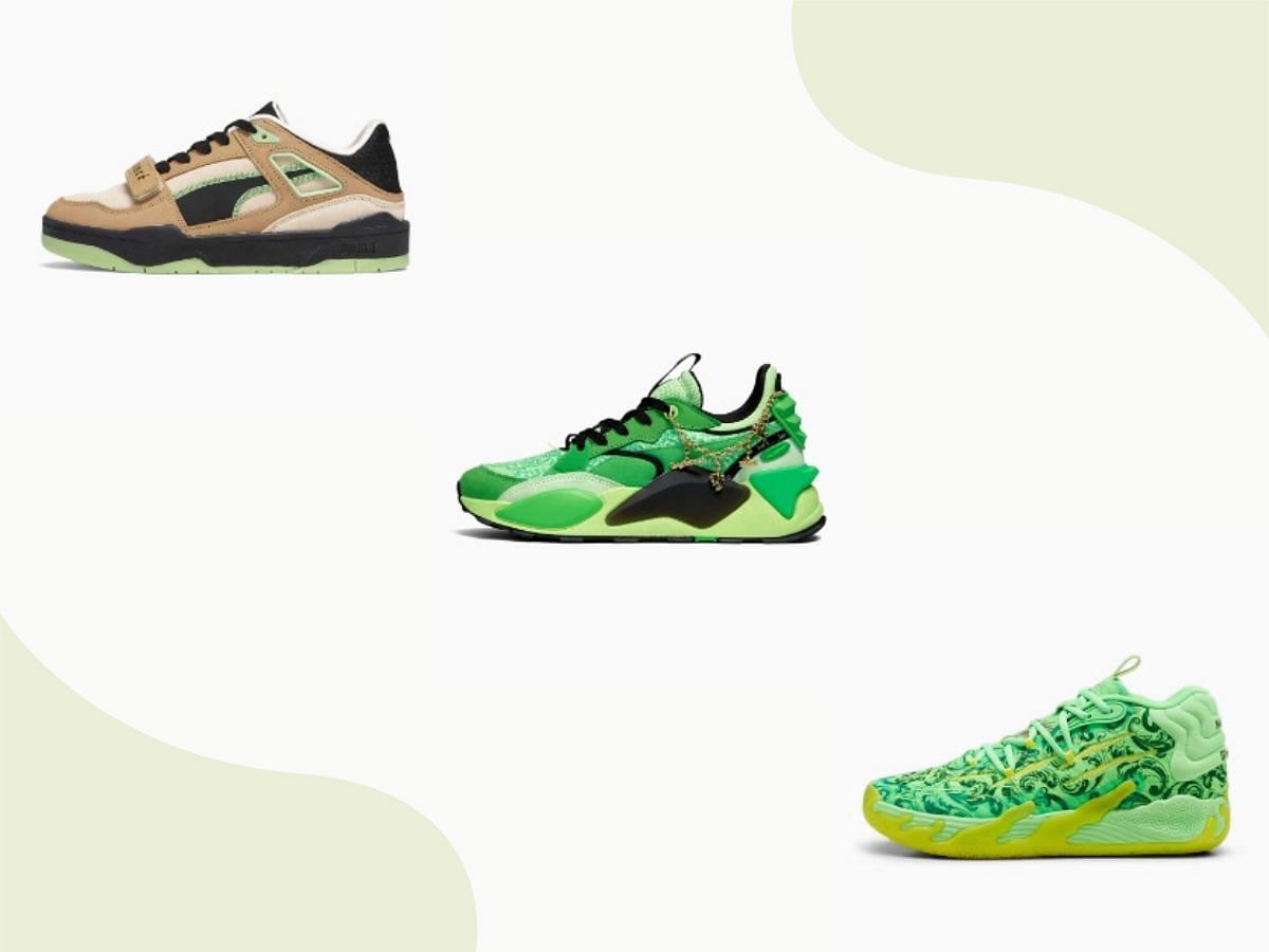 The upcoming LaMelo Ball x Puma &quot;LaFranc&eacute;&quot; collection features footwear and apparel options (Image via Sportskeeda)