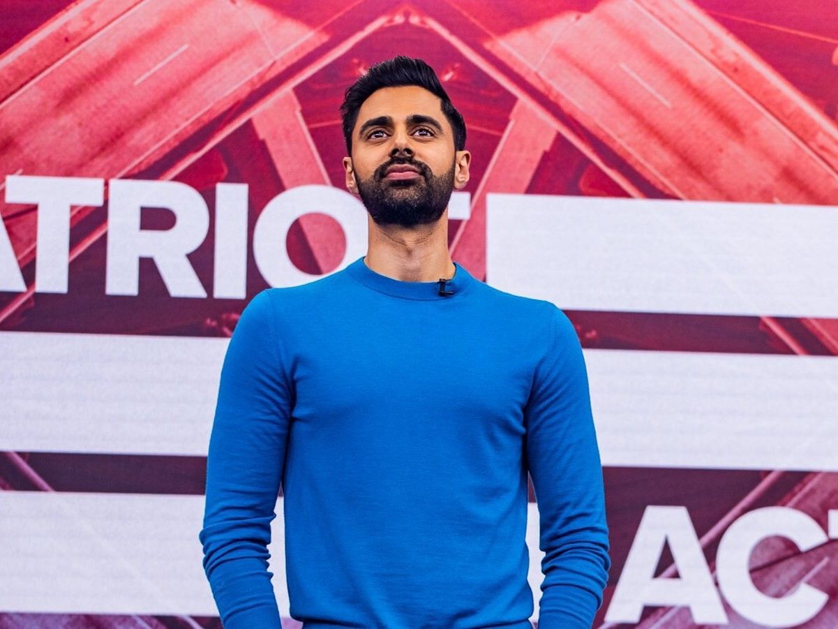 Hasan Minhaj in Patriot Act (Image via Netflix)