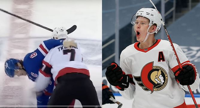 WATCH: Brady Tkachuk reveals invoking his inner Connor McGregor during Jakob Trouba fight