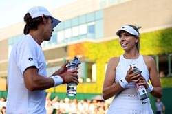"Happy to negotiate terms for boyfriend exchange" - Alex de Minaur's girlfriend Katie Boulter pokes fun at him for spilling beverage on her trousers