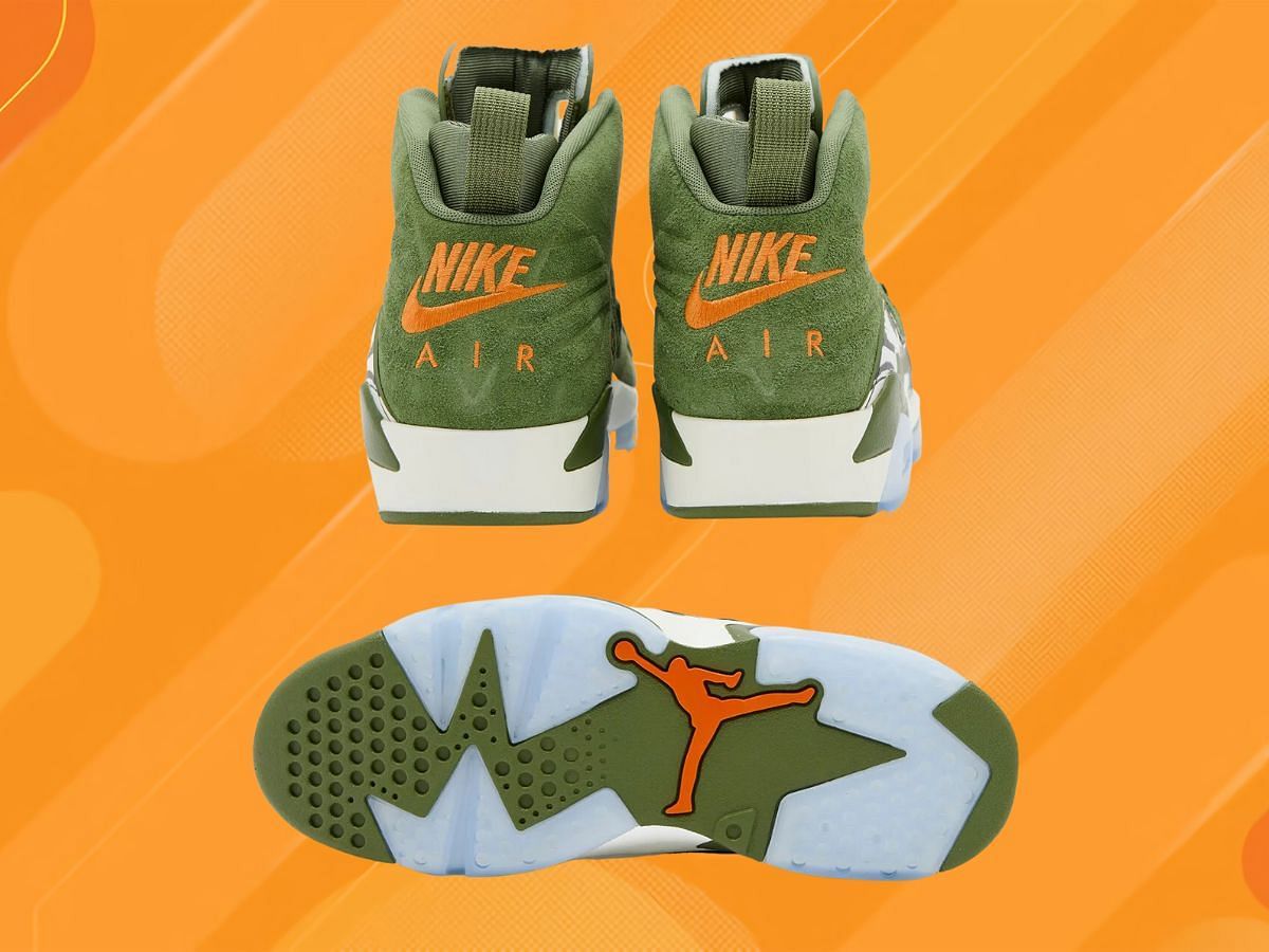 MVP 678 &ldquo;Green Suede&rdquo; sneakers (Image via Nike)