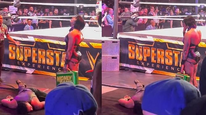 WWE के बड़े इवेंट में मौजूदा चैंपियन के सामने अचानक गिरा 40 साल का रेसलर, वीडियो देख आपको भी होगी हैरानी