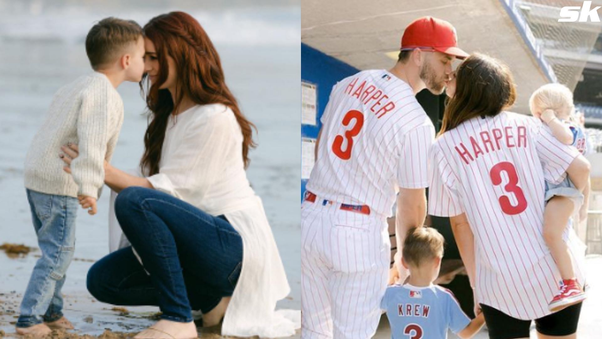 Bryce Harper of Phillies announces birth of son Krew Aron