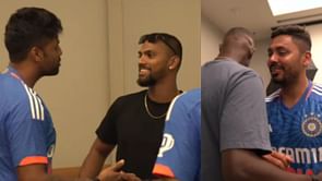[WATCH] India's T20I team mingles with West Indies players during pre-series photoshoot