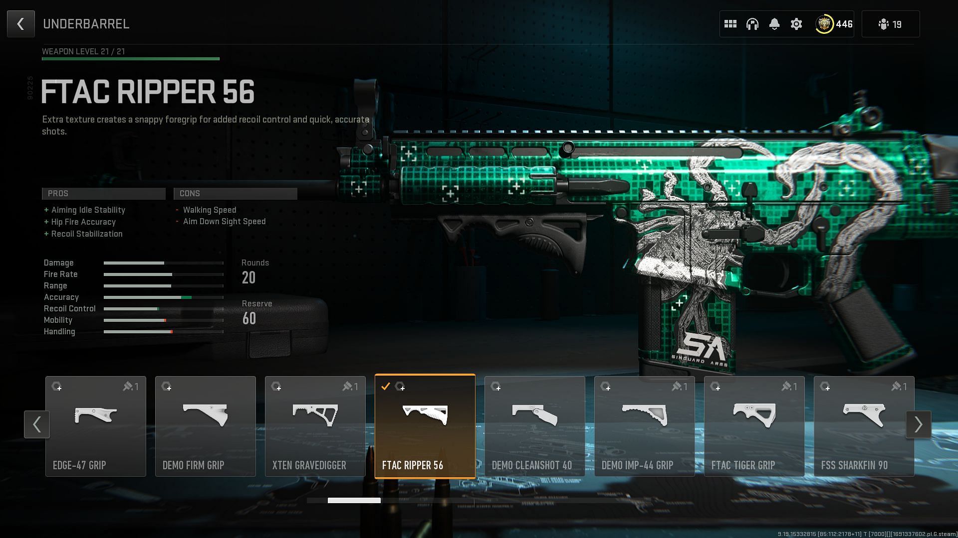 FTAC Ripper on the TAQ-V in Warzone 2 DMZ (Image via Activision)