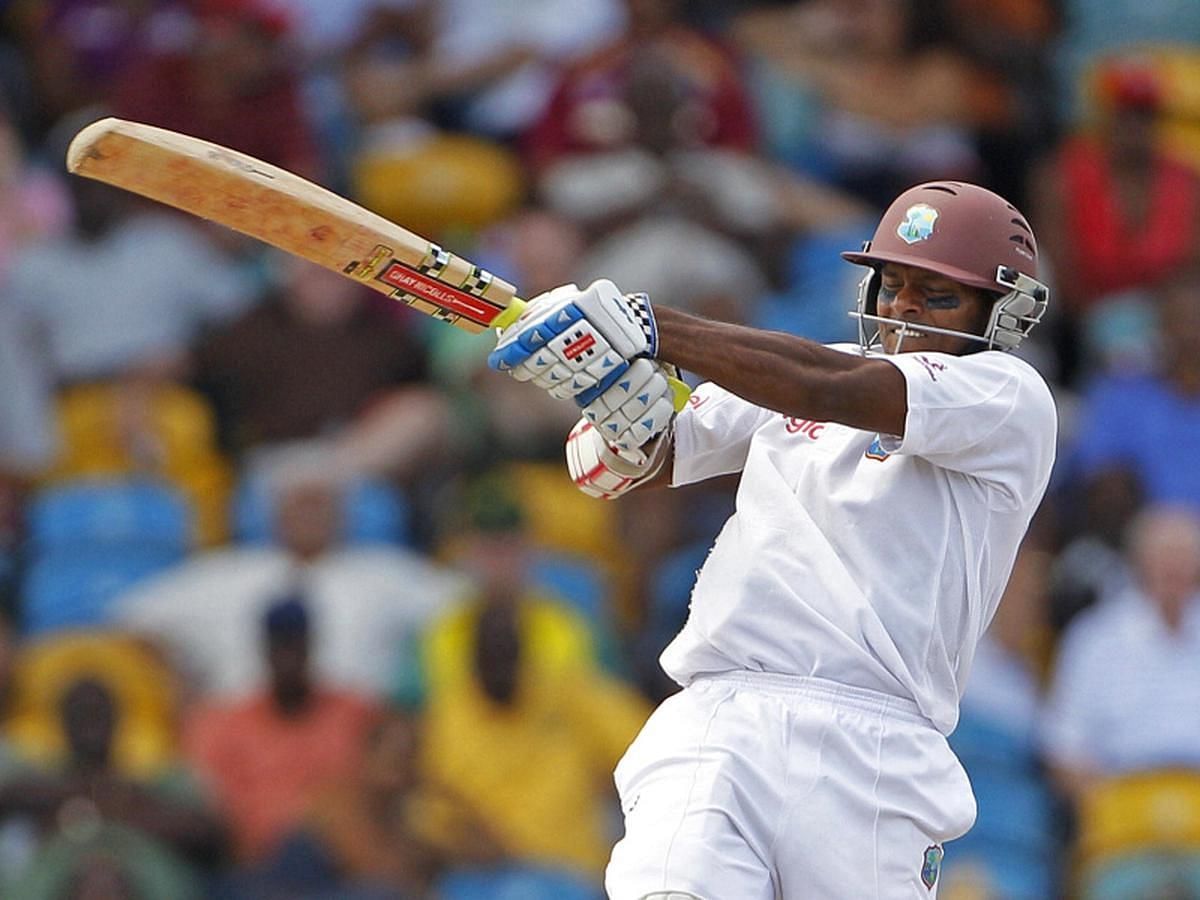 A young Shivnarine Chanderpaul made his mark