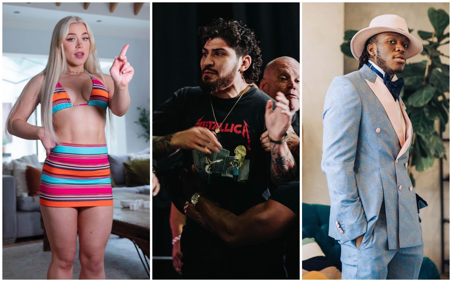 Elle Brooke, Dillon Danis and KSI