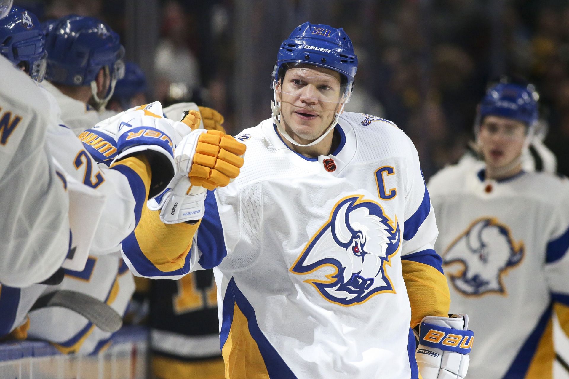 Kyle Okposo is the captain of the Sabres