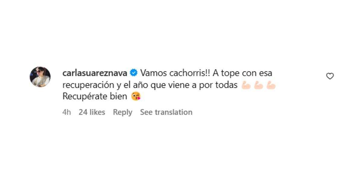 Carla Suarez Navarro on Instagram