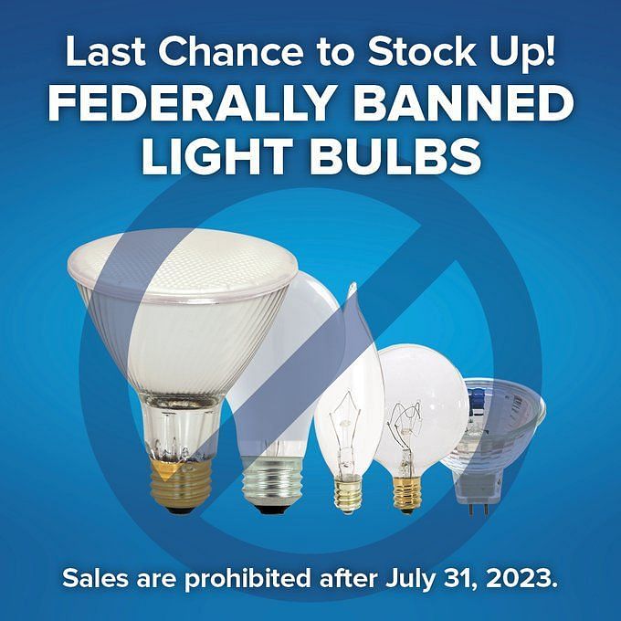 incandescent Are halogen bulbs banned? List of bulbs and all you need