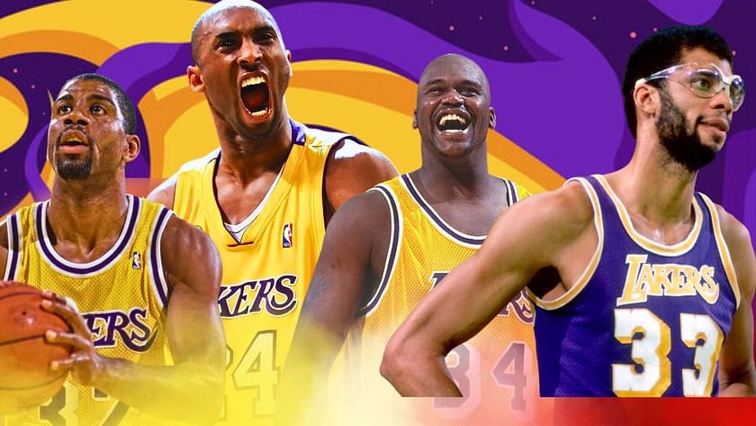Chick Hearn, Magic Johnson, Kobe Bryant 20 Lakers Legends All Time