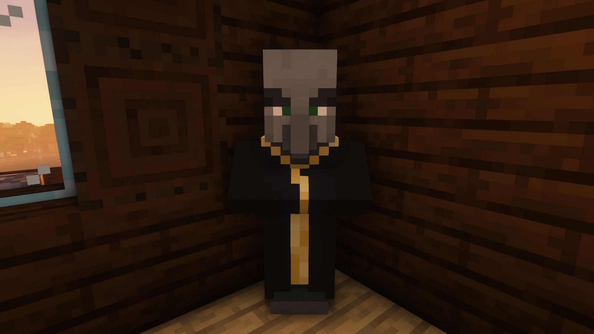 An evoker in a mansion (Image via Mojang)