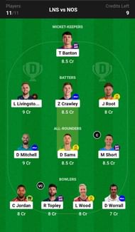 Best Fantasy XI for Match 24 - LON vs NOR | The Hundred Men's 2023
