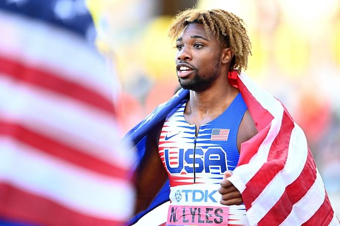 "I’m always asked who my inspiration is and the answer is always my mom" - Noah Lyles on his mother ahead of releasing his docuseries