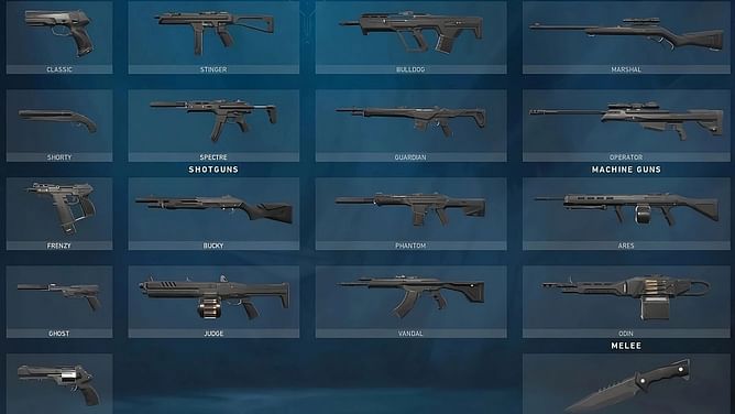 Valorant weapon tier list: All guns from best to worst